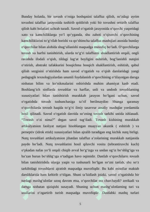 Til ta'limida kirgazmalilikning o'rni 5