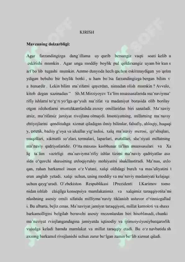 MAKTABDA MA’NAVIYAT VA MA’RIFAT ISHLARINI REJALASHTIRISH 2