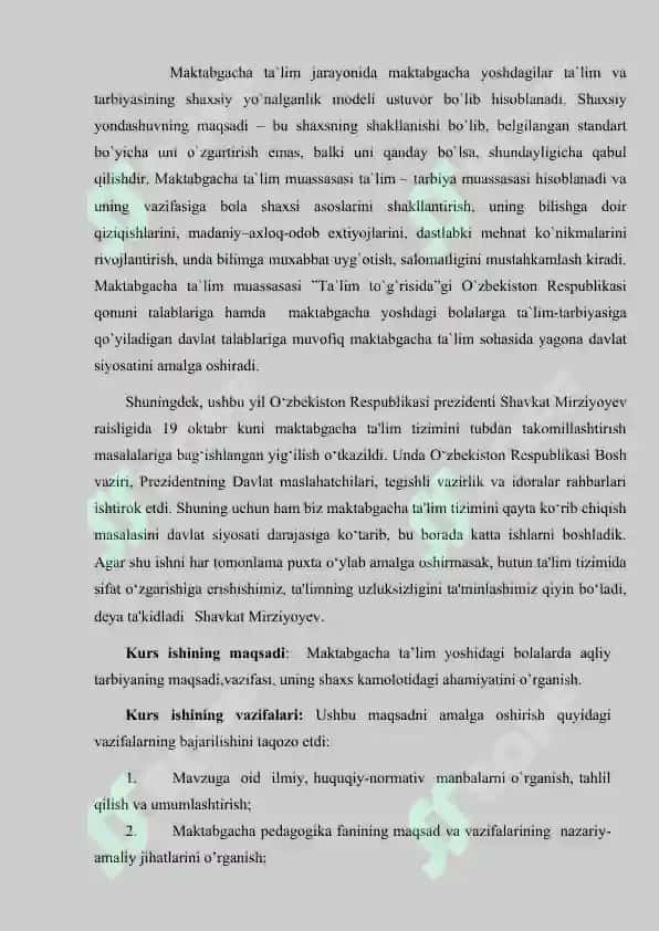 Maktabgacha Yoshdagi Bollarga Ta'lim Berishda Aqliy Tarbiya Vazifalari 3