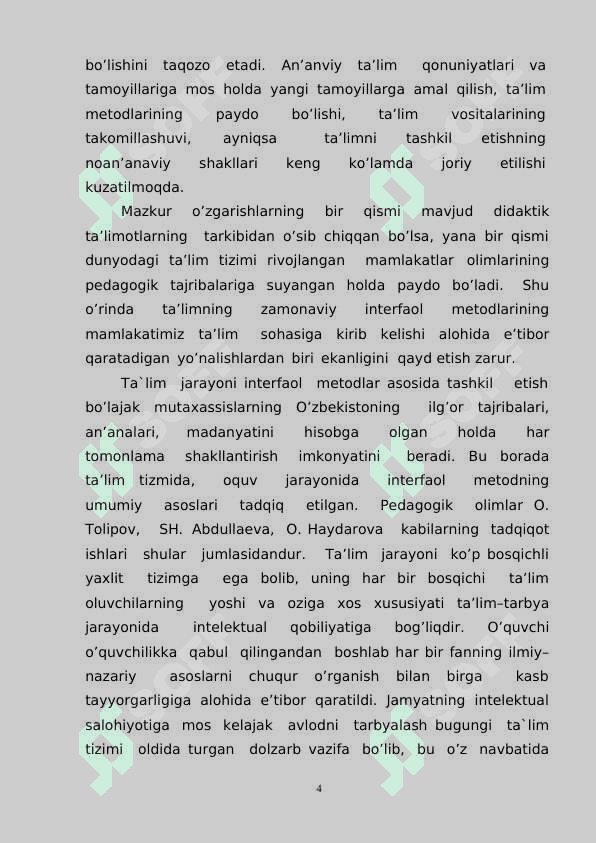 Boshlang’ich sinf o’quvchilarini masalalar yechishga o’rgatish metodikasi 4