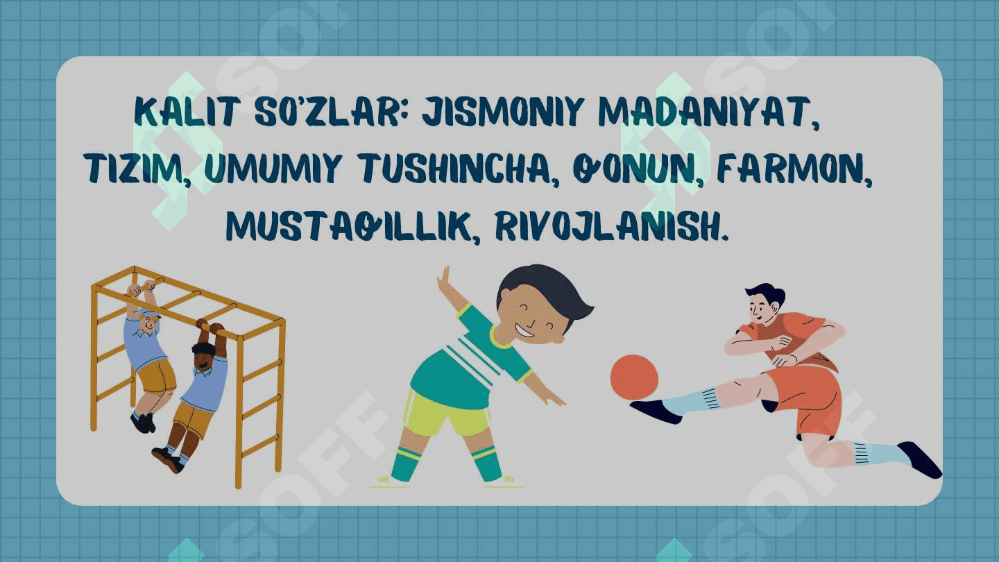 Jismoniy madaniyat nazariyasining rivojlanishi 3