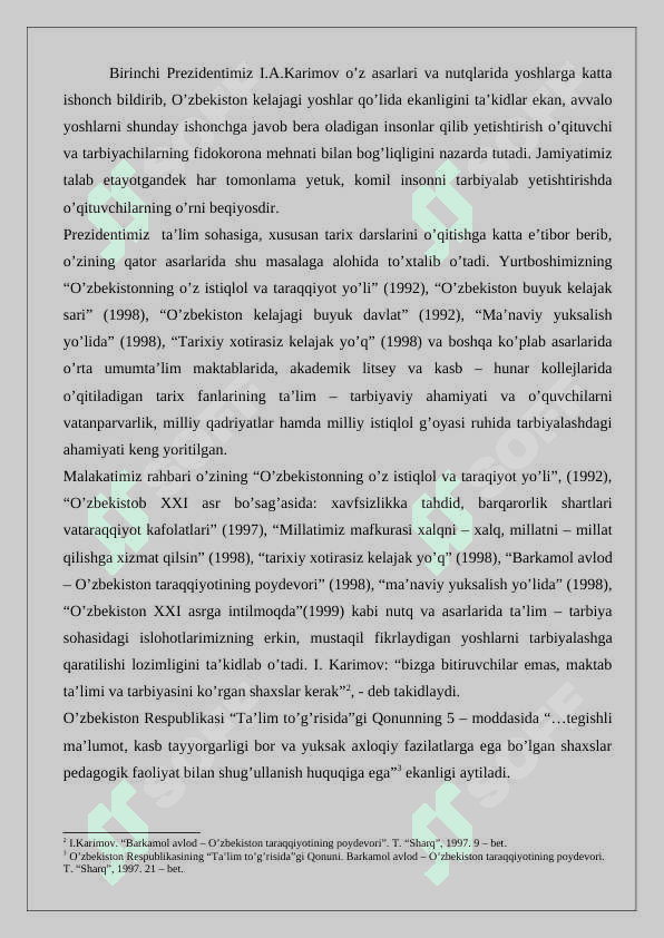 Tarix darslarida o’quvchilarni milliy qadriyatlar asosida tarbiyalash usullari. 24 3