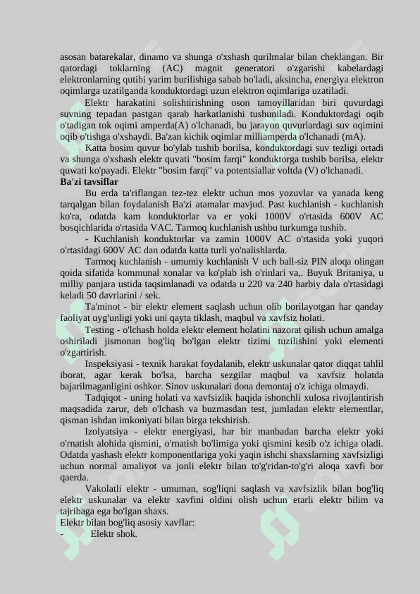 Elektr xavfsizligini ta'minlovchi zamonaviy texnika va texnologiyalari 3