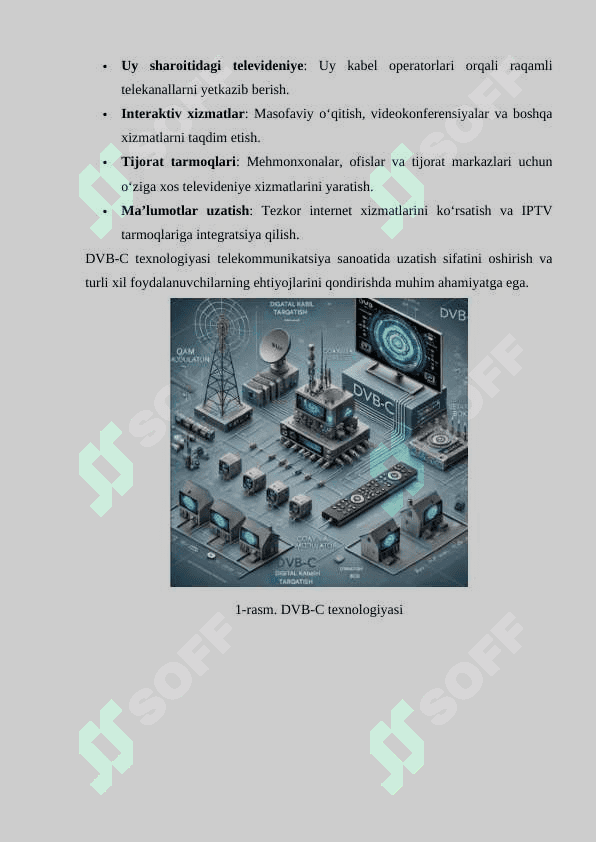 DVB-C raqamli kabel televideniye standarti 7