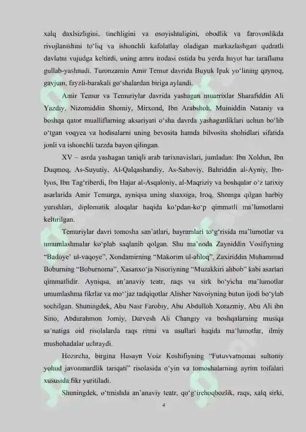 Mustaqillik yillarida yurtimizda tarixni yozma manbalar asosida tadqiq etish 4