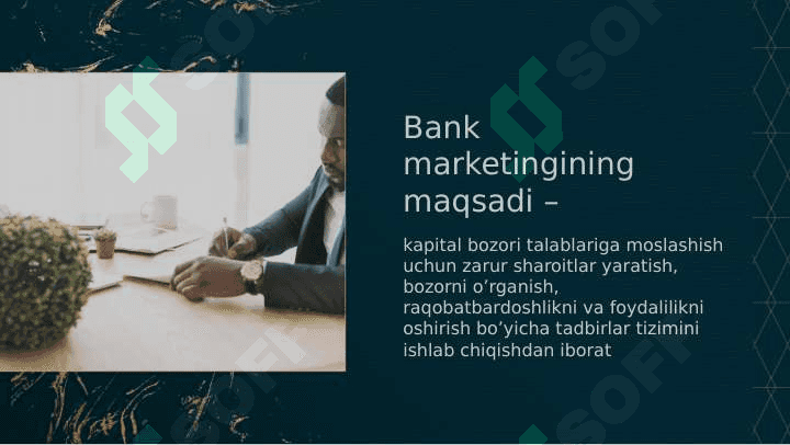 Tijorat banklari faoliyatida marketing 2
