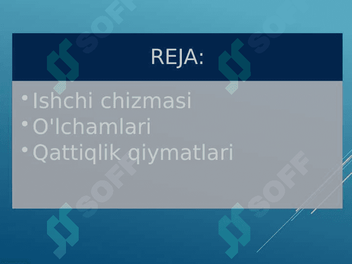 Buyumni standart bo’lmagan detallarini ish chizmasi 2