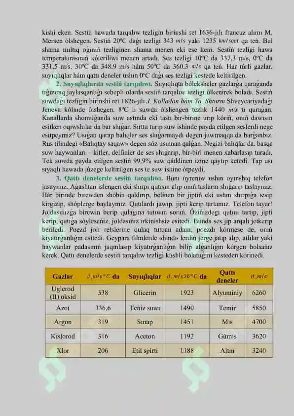 Sestiń hár túrli ortalıqlarda tarqalıwı 4