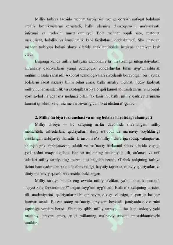 Milliy tarbiya asosida bolalarni mehnatga oʻrgatish 3