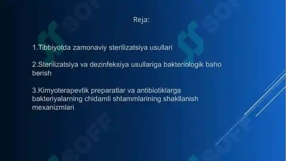 Tibbiyotda zamonaviy sterilizatsiya usullari 2
