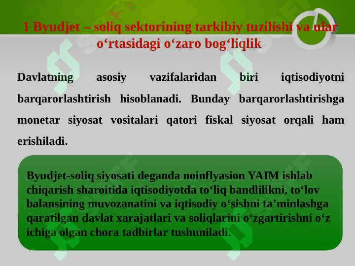 BYUDJET-SOLIQ SEKTORINING MAKROIQTISODIY TAHLILI 3