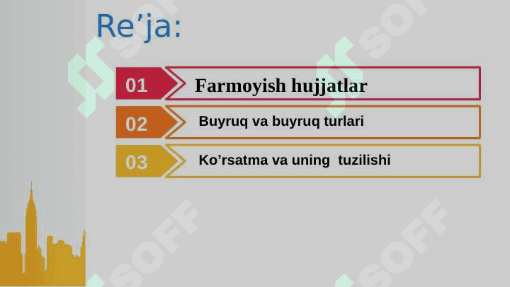 Farmoyish hujjatlari 2