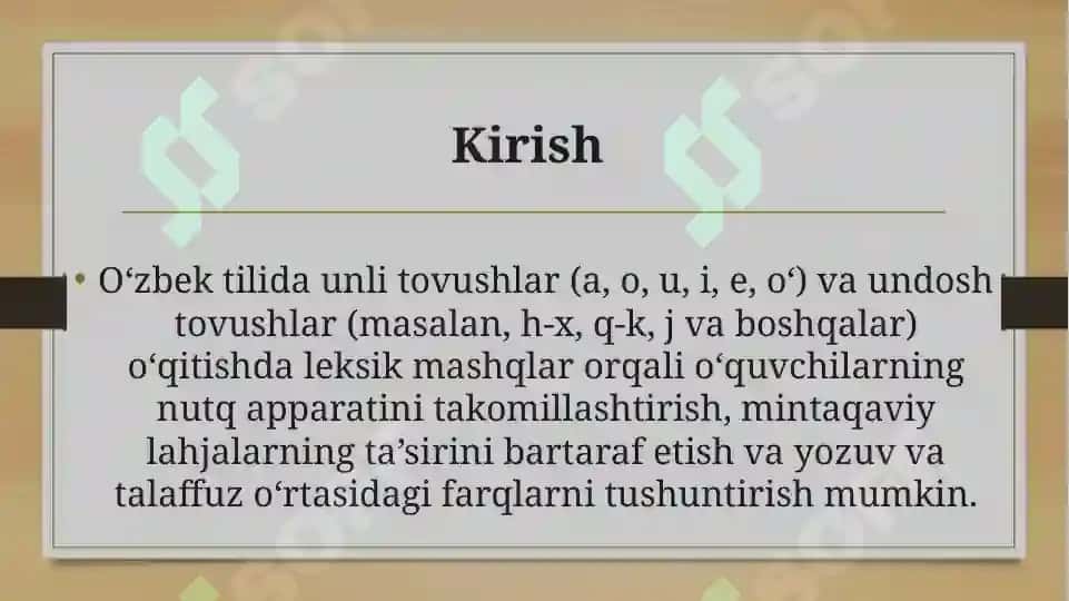 Unli va undosh tovushlarni o‘rganishda leksik mashqlarni tashkil etish 3