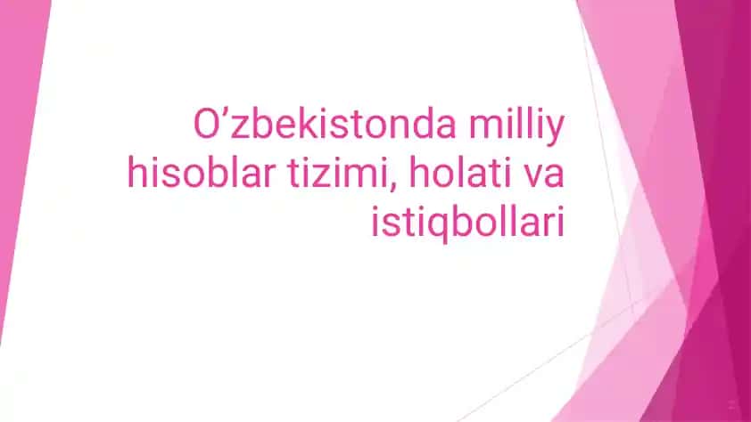 Milliy hisoblar tizimi