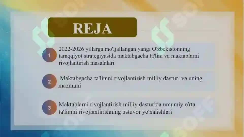 Maktabgacha talim tizimida talim sifatini yangi bosqichga olib chiqish 2