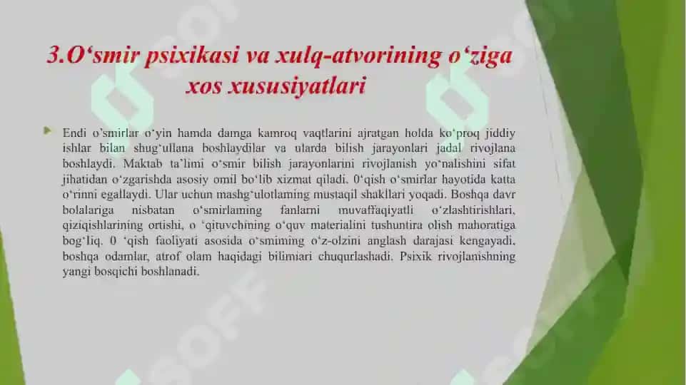 Oʻsmirlik davri psixologiyasi 5