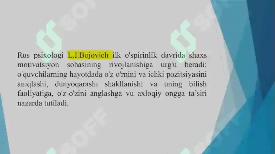 Oʻspirinlik davri psixologiyasi 6
