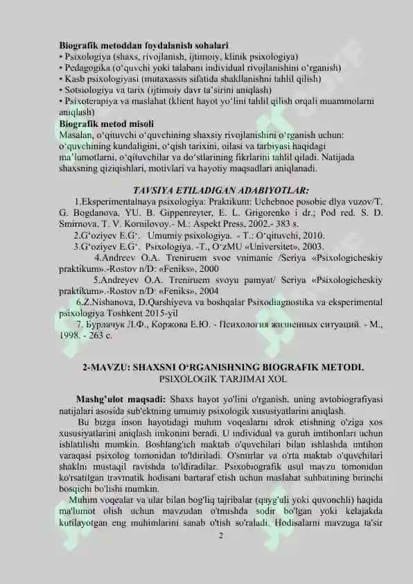 Metodlar jamlanmasi 2