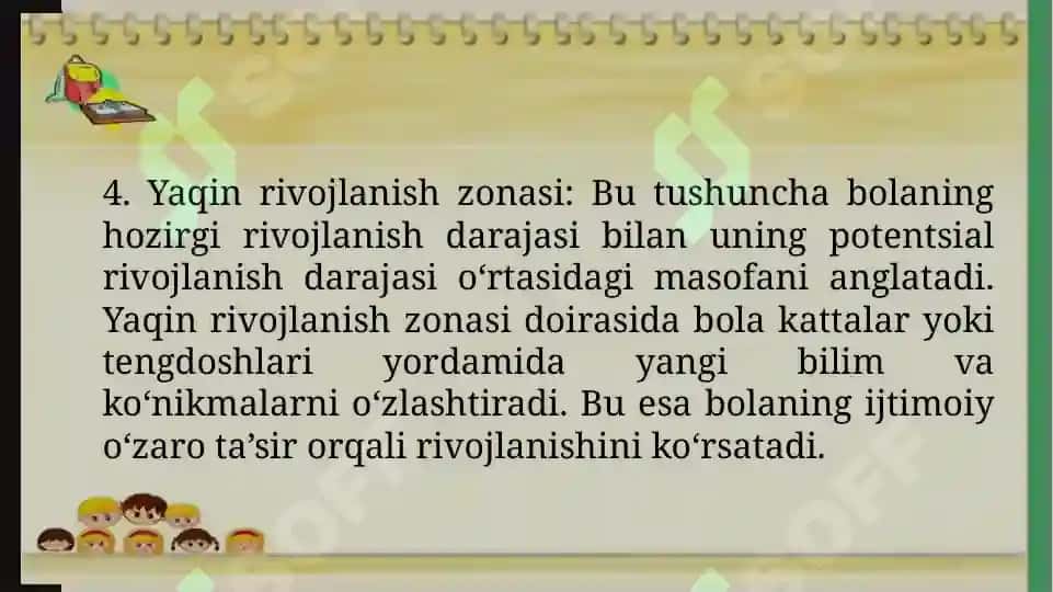 Yosh davrlar psixologiyasi 6