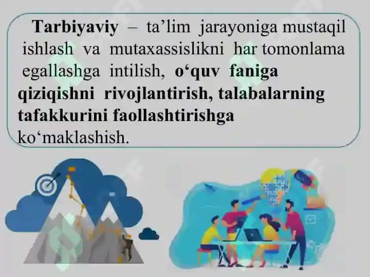 Ma'ruza turlari va ularga qo'yiladigan talablar 7