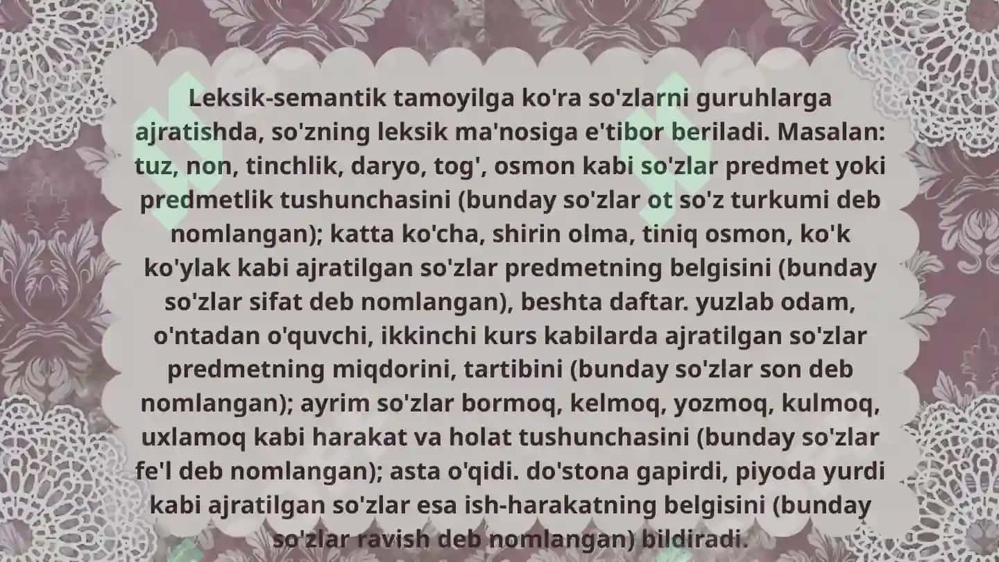 morfologiya va soʻz turkumlari ularni ajratish 3