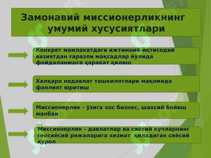 Missionerlik va prozelotizm. Tarix va bugun targ'ibot usullari. 5