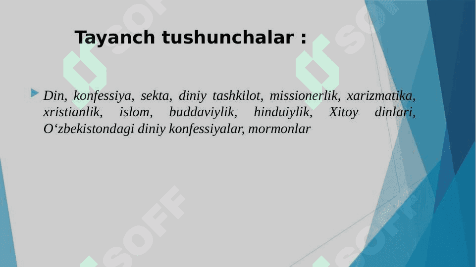 Yangi diniy harakatlar va sektalar. 3