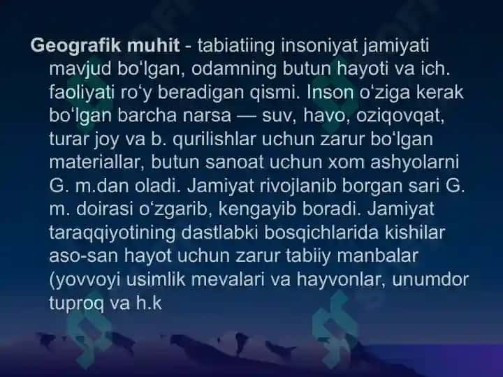 INSON VA GEOLOGIK MUHIT 3