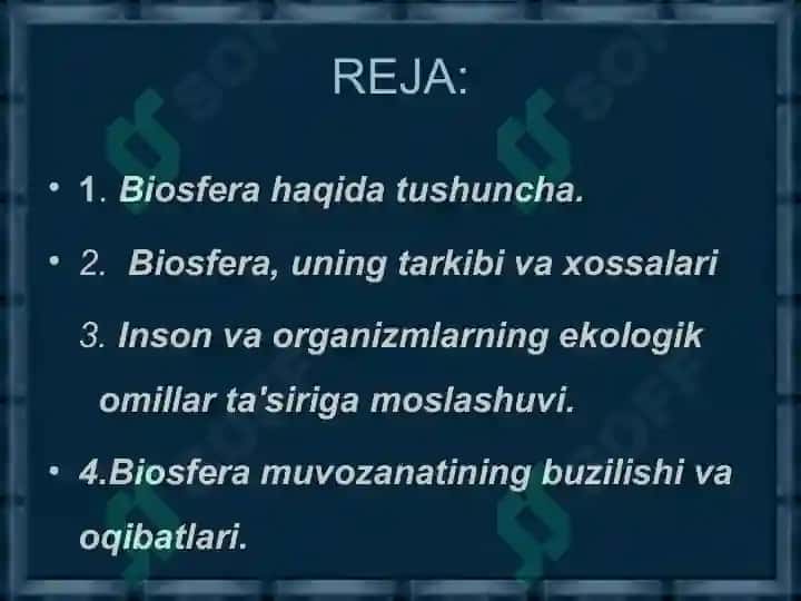 BIOSFERA VA UNING TUZILISHI 3