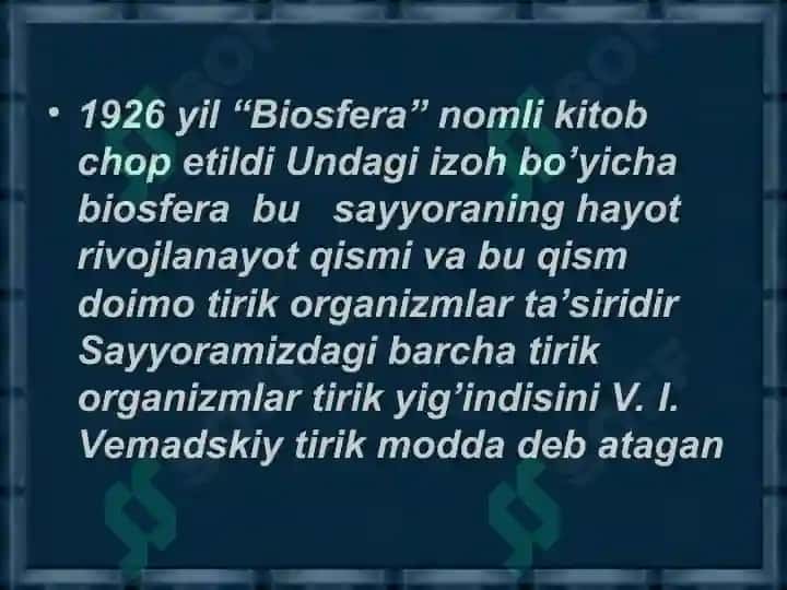 BIOSFERA VA UNING TUZILISHI 5