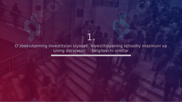 Investitsiya siyosatining mohiyati va yo'nalishlari 3