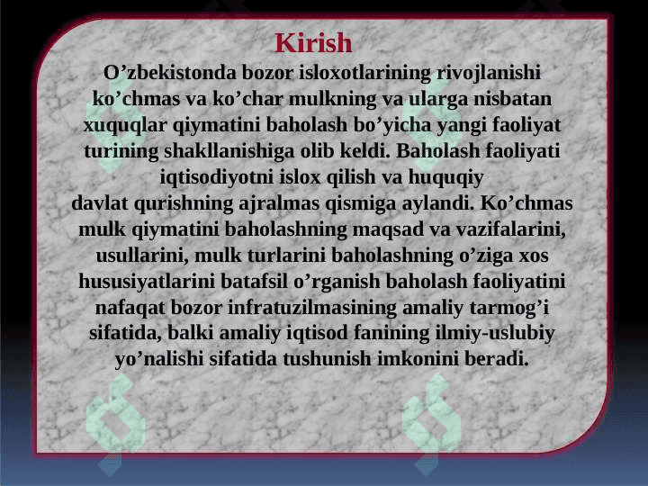 Ko'chmas mulk bozori 4