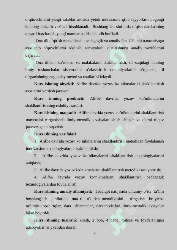 ALIFBE DAVRIDA YOZUV KO’NIKMALARINI SHAKLLANTIRISH 3