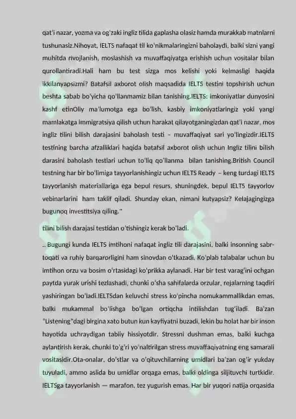 IELTS sertifikati 3