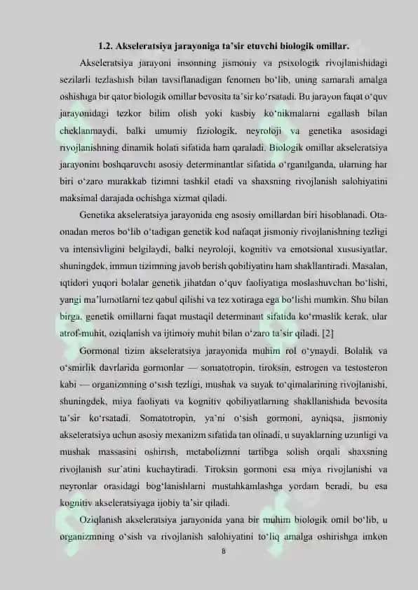 AKSELERATSIYA JARAYONI 7