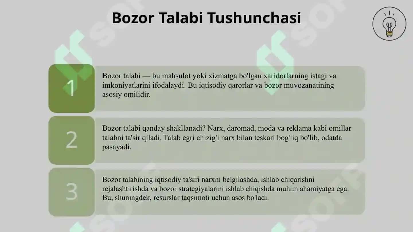 Bozor talabi 3