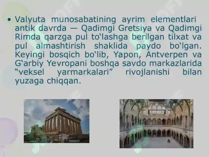 JAHON VALYUTA TIZIMI 3
