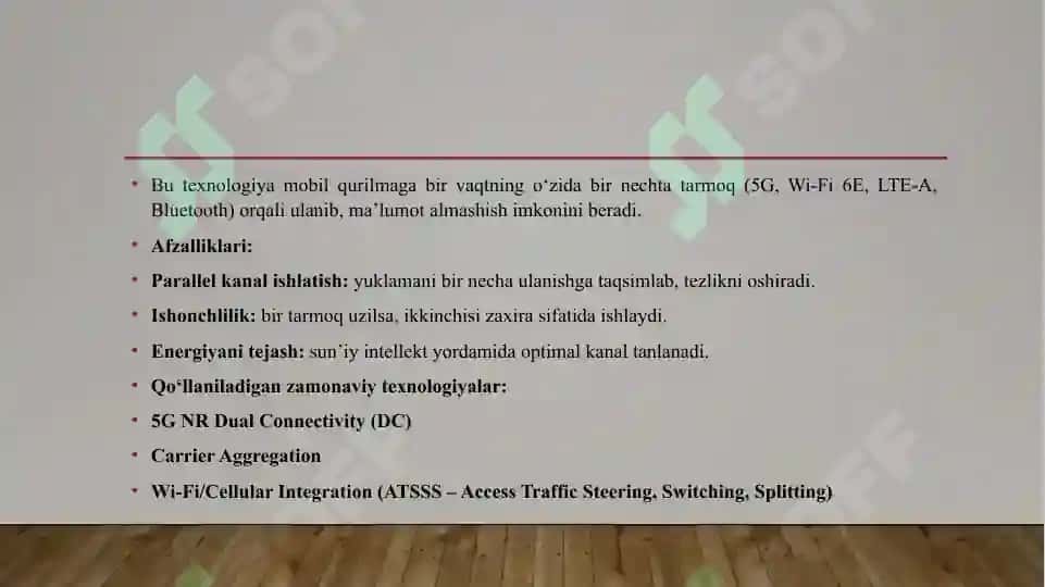 Multimedia axborot oqimlar.Multimedia trafikning asosiy parametrlari 6