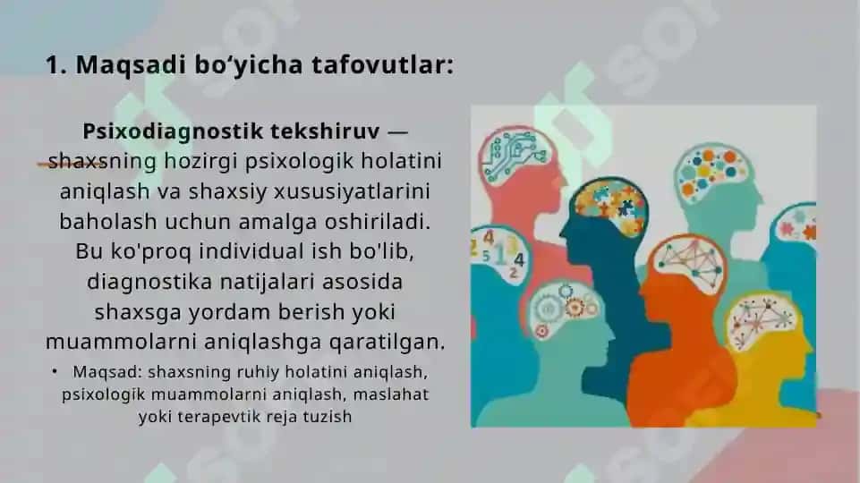 Psixodiagnostik tekshiruv va tadqiqotlar 4