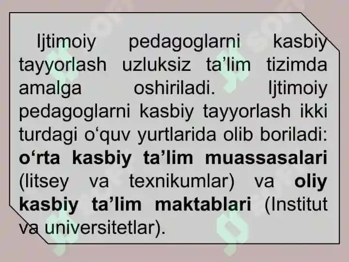 Ijtimoiy pedagogning kasbiy faoliyati 3