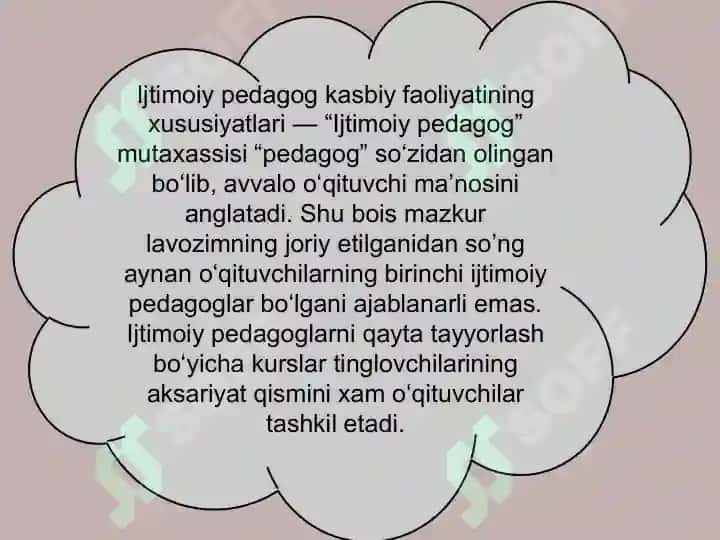 Ijtimoiy pedagogning kasbiy faoliyati 6