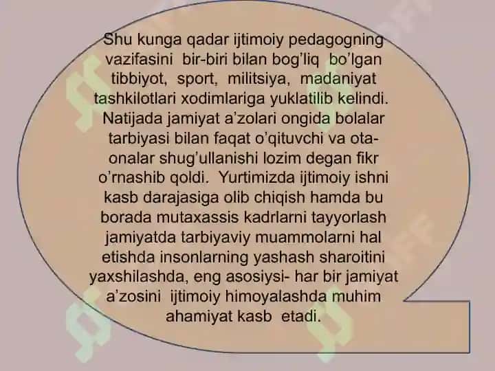 Ijtimoiy pedagogning kasbiy faoliyati 7