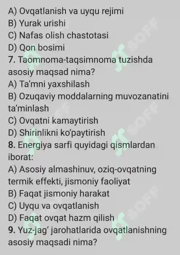 gigiena test 3