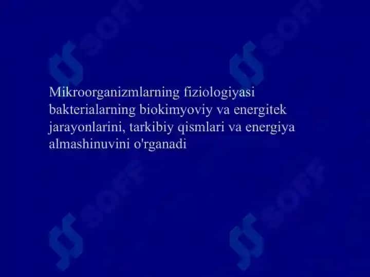 Bakteriyalar fiziologiyasi 3