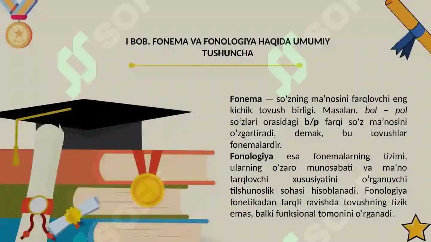 Fonema va fonologiya. Fonema variantlar 4