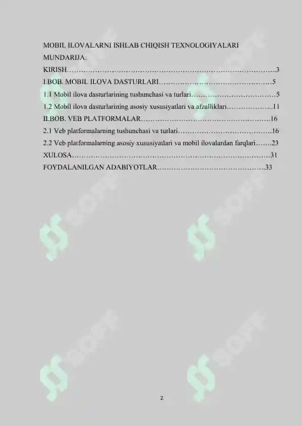 MOBIL ILOVALARNI ISHLAB CHIQISH TEXNOLOGIYALARI 2