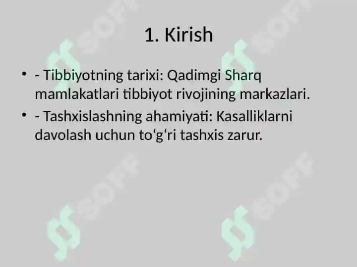 Qadimgi Sharq Mamlakatlarida Tibbiyotda Tashxislash Usullari 2