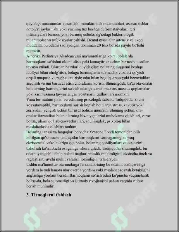 Bolalar orasidagi zararli odatlar 4