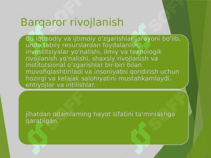 BARQAROR RIVOJLANISH MAQSADLARI 3