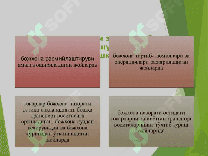 БОЖХОНА ХИЗМАТИ НАЗОРАТИНИ ТАШКИЛ ЭТИШ 8